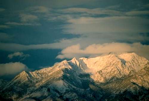 Sunset over Twin Peaks, from...