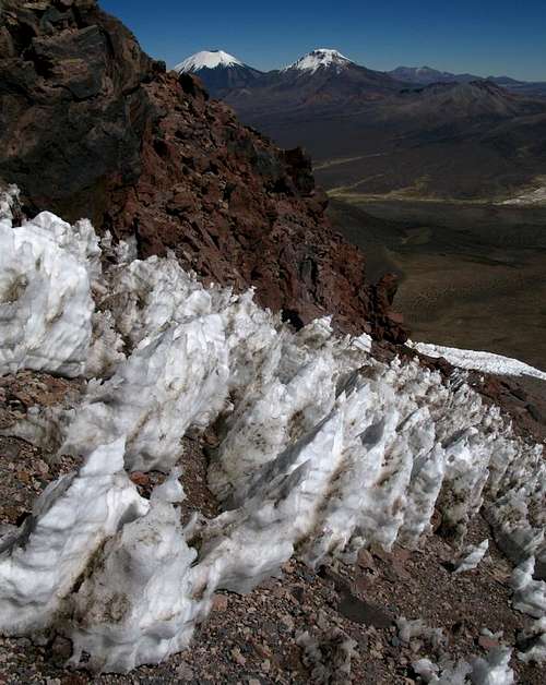 Penitentes and The Twins, From Sajama, Bolivia