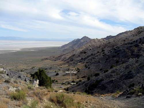 Desert Peak - western approach