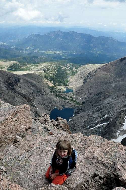 Long's Peak, view on Chasm Lake_Yunona_6 years young