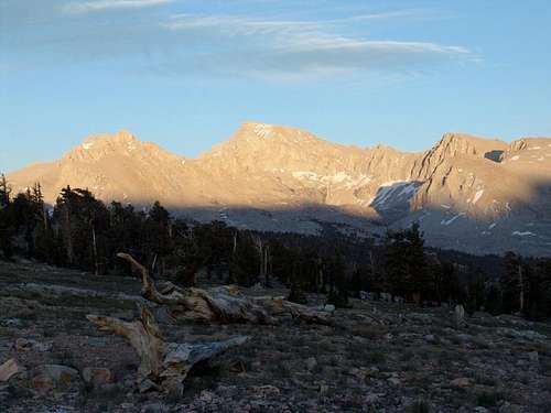 Mt. Whitney from Big Horn Plateau, JMT