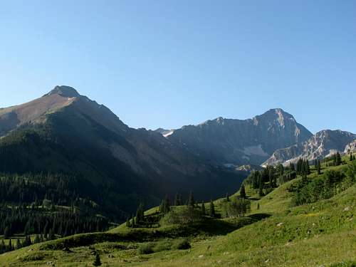 Capitol Peak and Mount Daly
