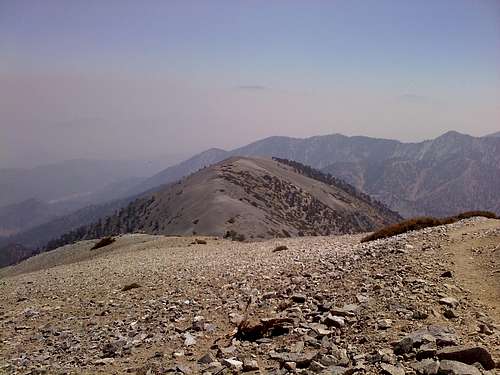 Mt. Harwood seen from Mt. Baldy