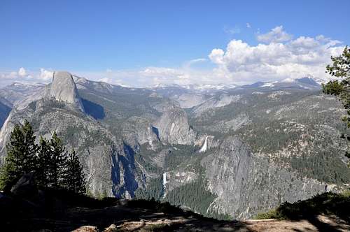 Yosemite Glaicier Point View east