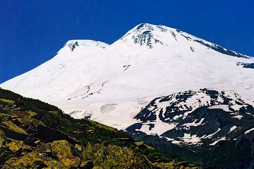 Mt.Elbrus 18510ft from Cheget