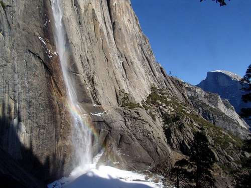 Rainbow at Upper Yosemite Falls