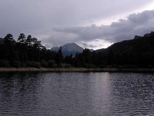 Copeland Lake and Mountain Late Afternoon