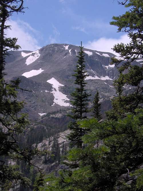 Peaks along Thunder Lake Trail