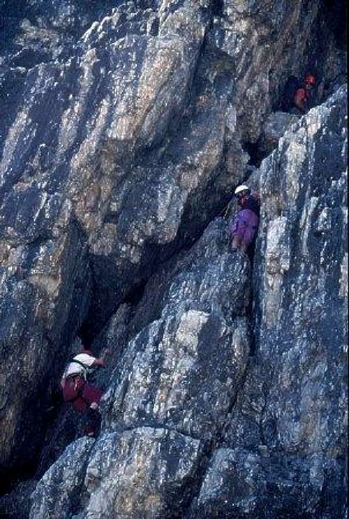 abseiling over the steepest...