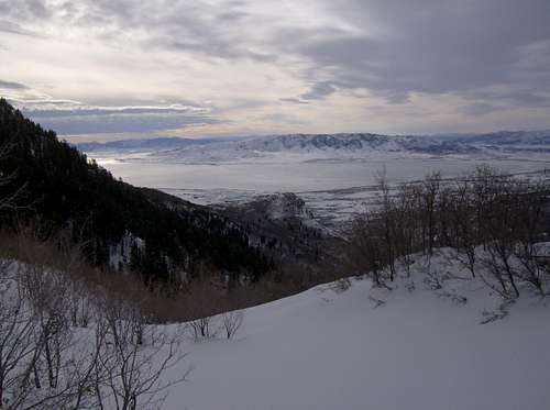 Utah Lake from the trail 