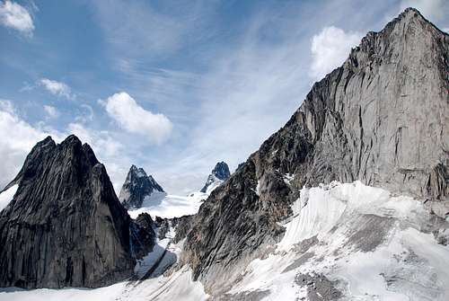 Pigeon Spire with Rime Ice, Bugaboos BC