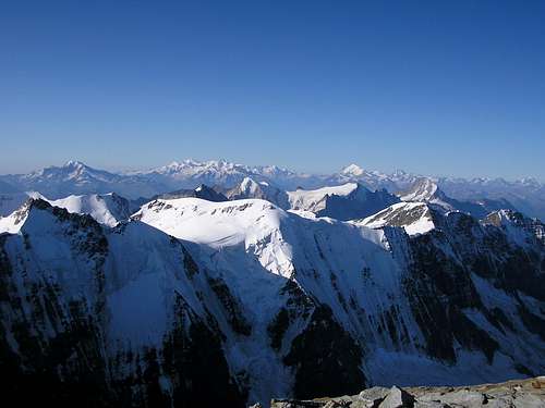 Panoramic view from the Jungfrau