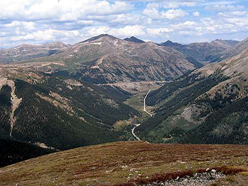 View of Route 82 & Independence Pass