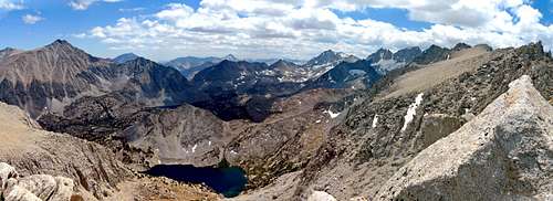Little Lakes Valley pano from 