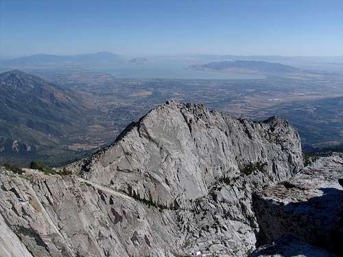 Lone Peak view at Utah Lake