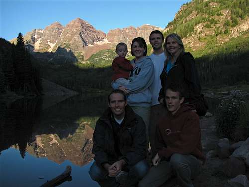 Maroon Lake family pic