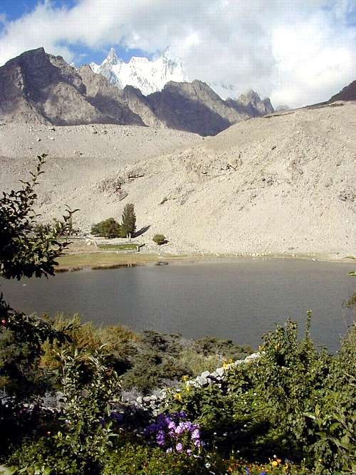 Borit Lake, Hunza, Pakistan