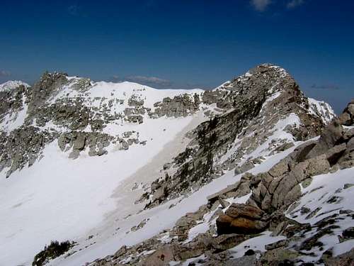 The summit as viewed during...