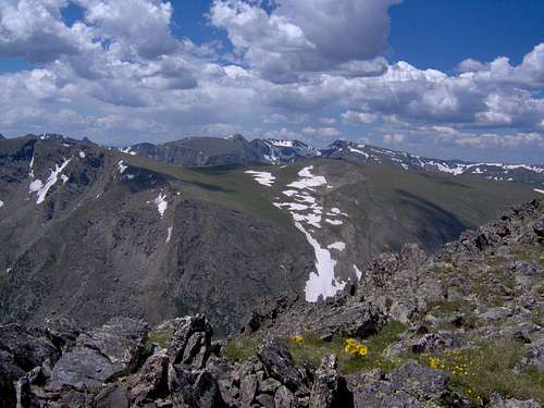 Looking South from the Chapin Summit 