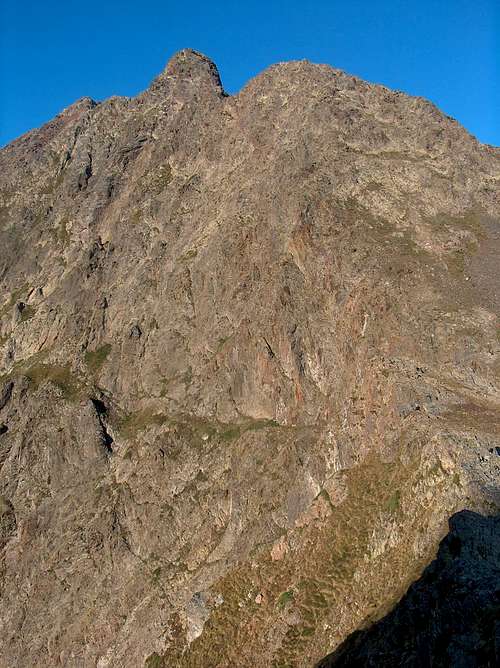 The Parraouis (Lustou N ridge) seen while ascending Pic d'Estos