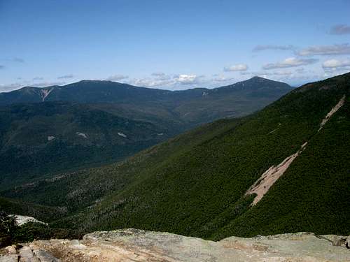 View of many mountains from Bondcliff