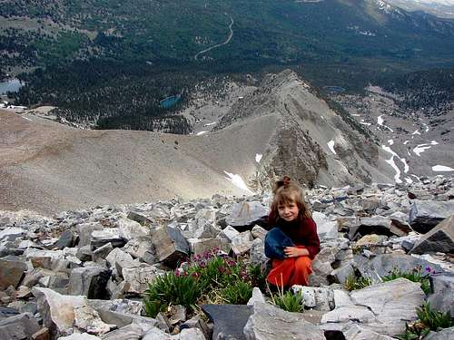 Yunona near Wheeler Peak Nevada age 5