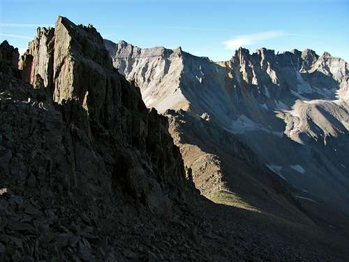 Start of southwest ridge