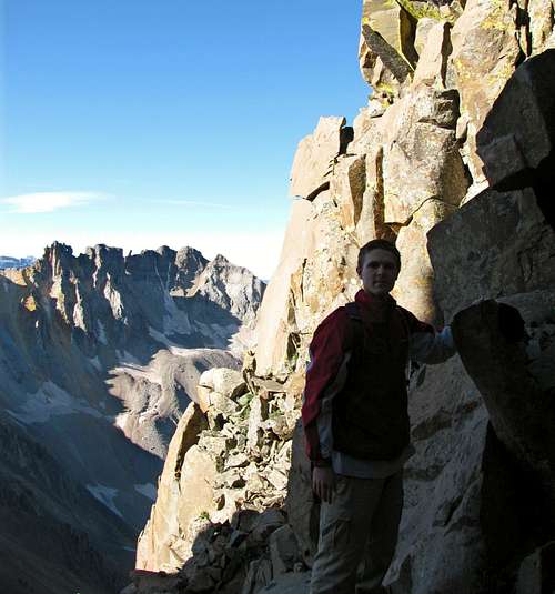 Chris near cliff