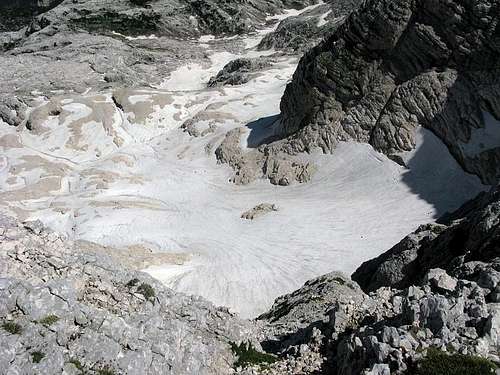 Visoki Kanin/Monte Canin glacier