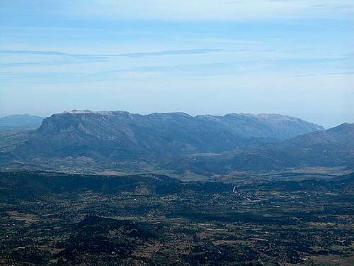 Summitview: Monte Albo Chain...