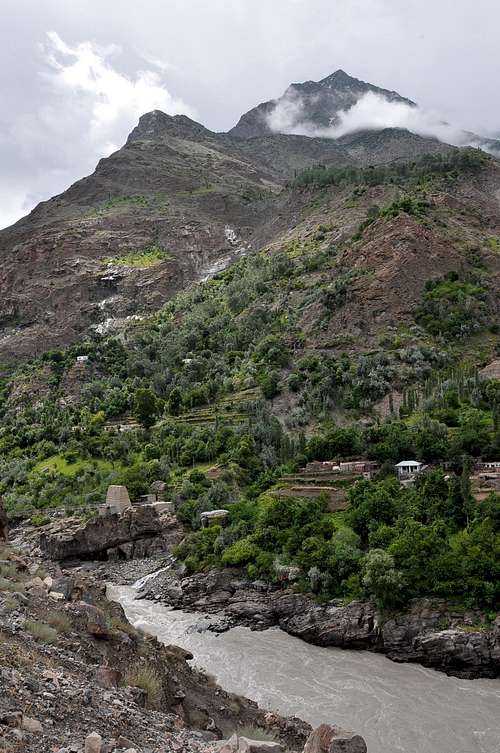 Indus River seen from Gilgit Skardu Road