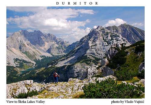 View to Škrka Lakes Valley