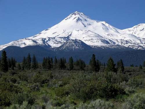 North side of Mt. Shasta from...