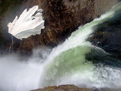 Yellowstone Falls on June 2005