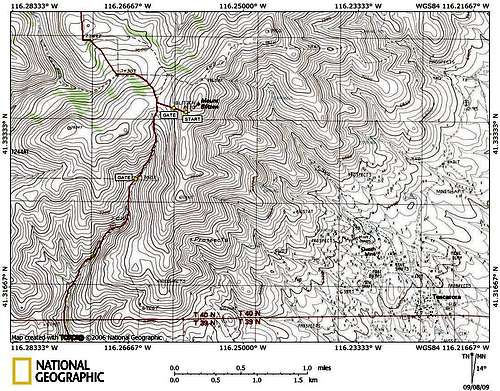 McCann Creek Mountain access route (4/5)