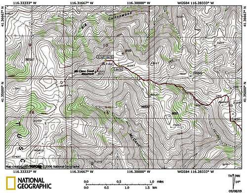 McCann Creek Mountain access route (5/5)