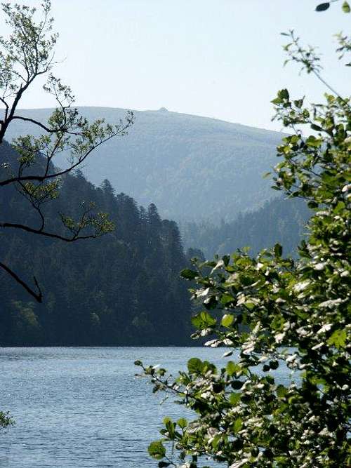 Hohneck with Longemer Lake...