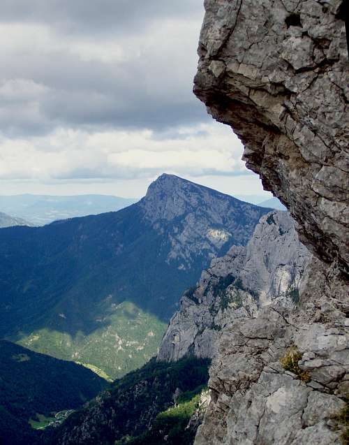 Raduha as seen from the north face of Ojstrica