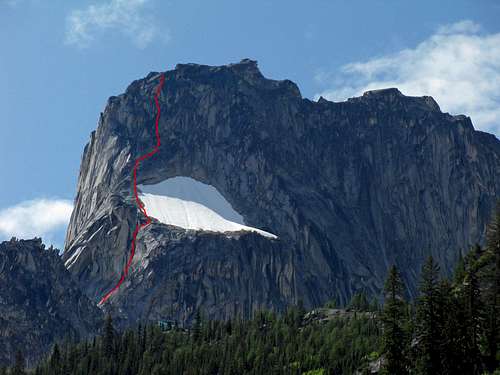 Snowpatch Route, IV, 5.8, 19 Pitches