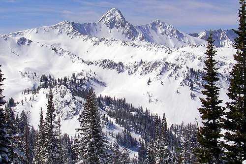 The Pfeifferhorn from Temptation Ridge