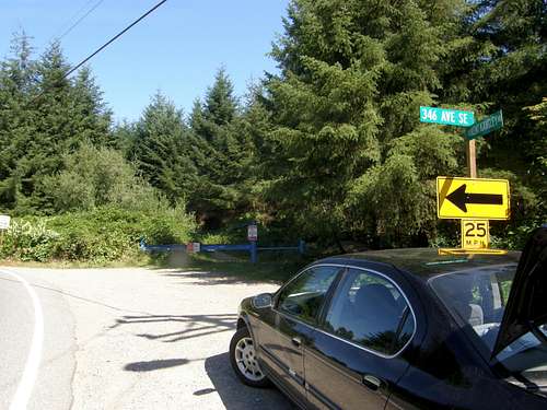 McDonald Mountain Trailhead.