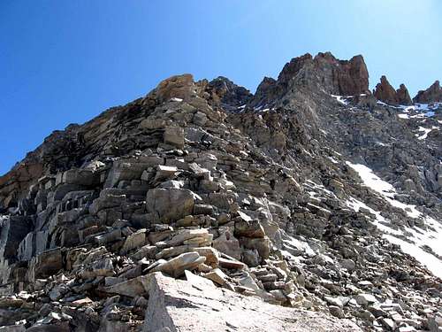 The west ridge of Herbetet