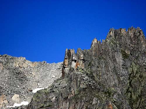 Chli Bielenhorn - the W ridge