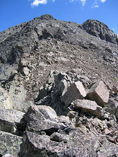 The (west) summit of Larson