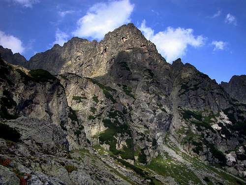 Jastrabia Veza seen from the west
