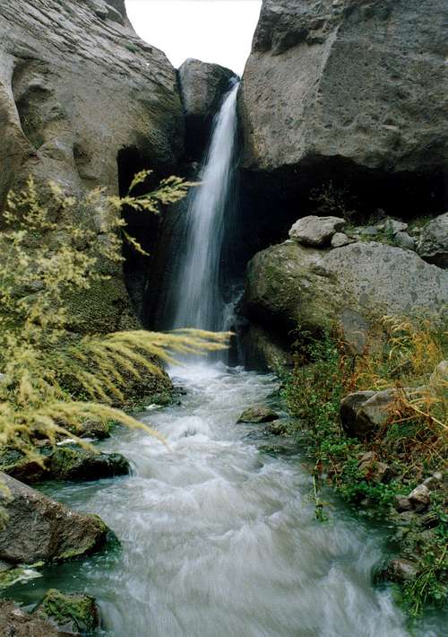 A Small Waterfall in Shirvan Valley