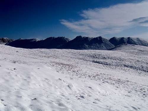 Long, rugged south ridge of Mount Guyot