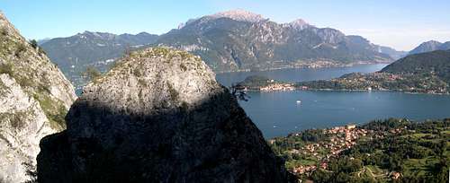 A striking view of Como lake