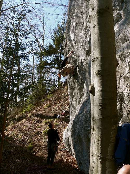 Sport climbing...Kotečnik...Slowenia