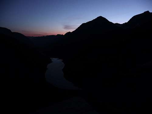 Sunrise on the Bernina